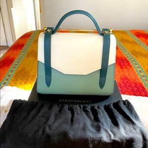 Strathberry Allegro Mini Tri-Color Leather Bag